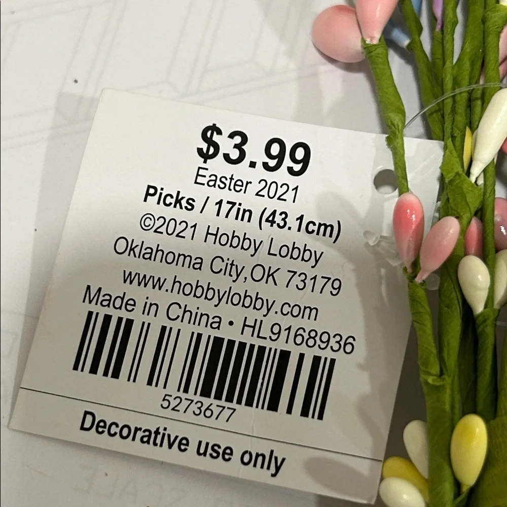 Hobby Lobby Multicolor Faux Floral Sprays